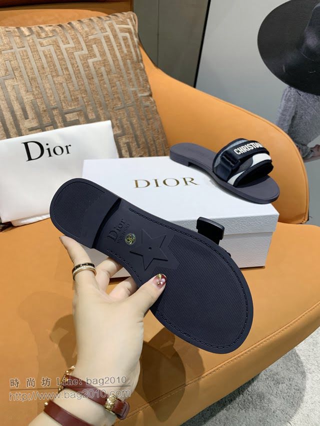 DIOR女鞋 迪奧2021新款拖鞋 Dior方頭涼拖  naq1365